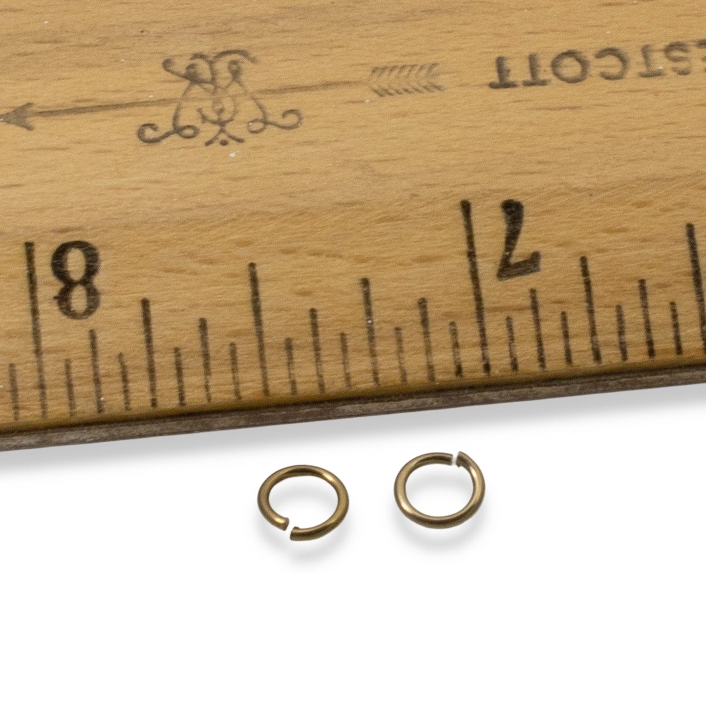 Antique Brass Niobium Jump Rings 5mm, Hypoallergenic Jewelry Making, 20-Pack