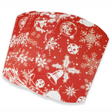 10 Red & White Christmas Kraft Pillow Boxes, Candy Gift Boxes, Stocking Stuffer