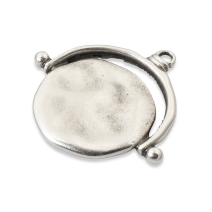 Evil Eye Pendant, 1Pc Sterling Silver Plated European Charm, Mystical Protection Symbol