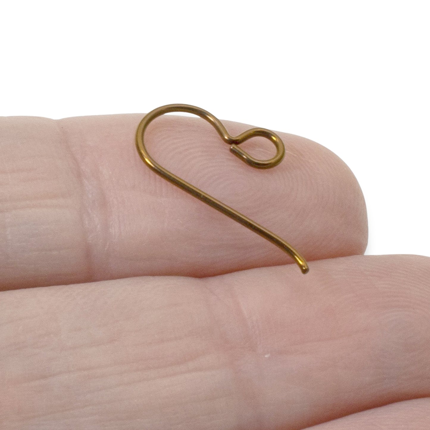 10-Pack Bronze Niobium Ear Wires, Hypoallergenic Earring Hooks, Sensitive Ears Safe, USA Made