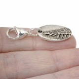 Silver Redwood Tree Clip-on Charm - Nature-Inspired Accessory for Bag or Jewelry