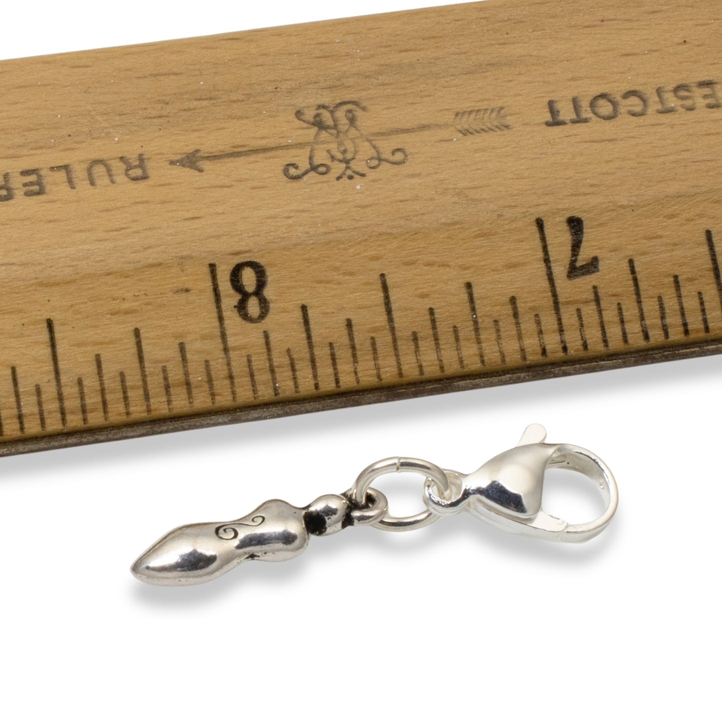 Silver Goddess Charm, Divine Feminine Jewelry, Spiritual Clip-On Accessory