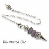 Beadable Pendulum - Interchangeable Bead Design - Customizable Dowsing Pendant