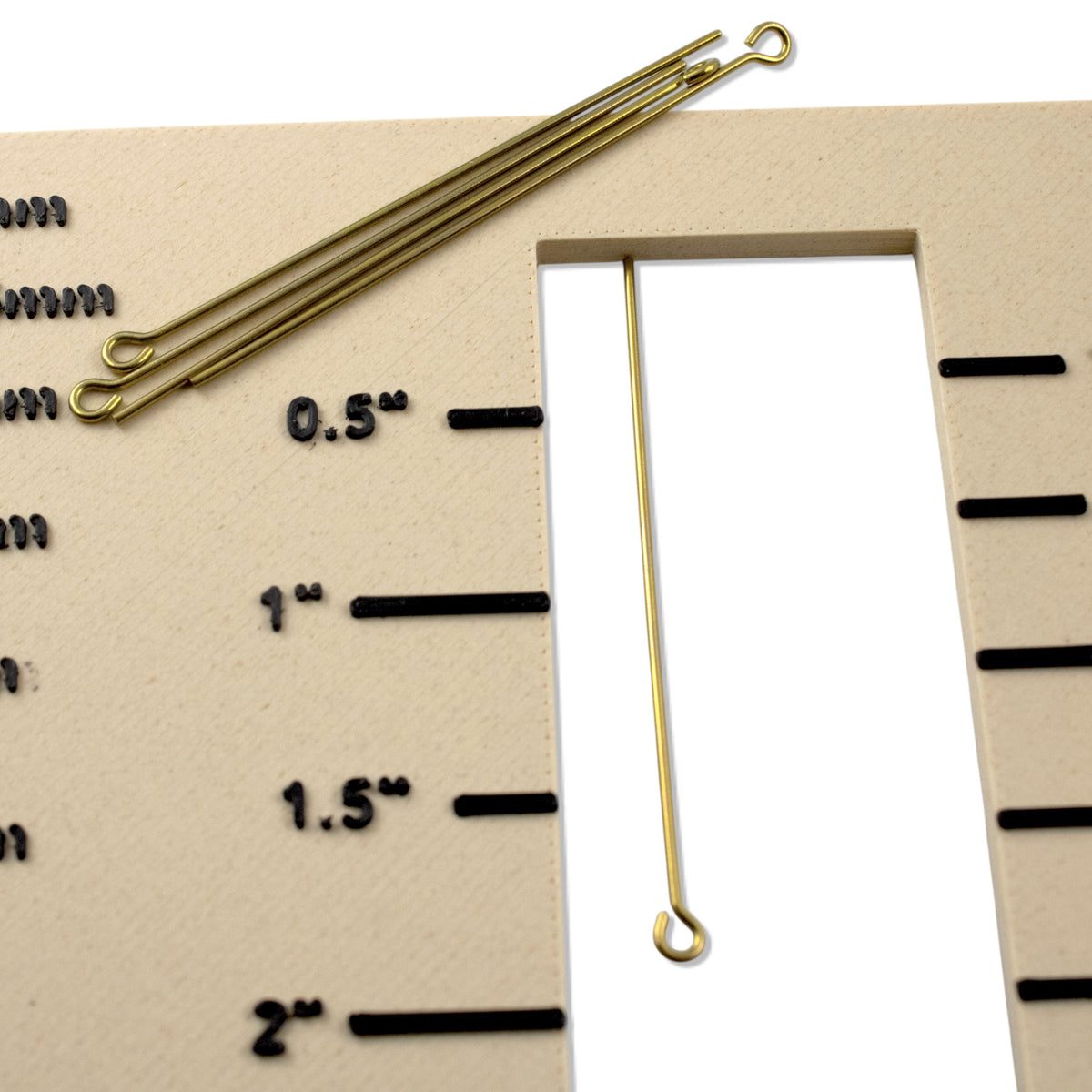 Yellow Niobium Eye Pins 21G 1.75" Hypoallergenic USA Made 20pk