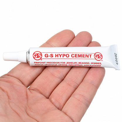 G-S HYPO CEMENT Jewelers Hobby Adhesive Crafting Glue 1/3 oz. Tube