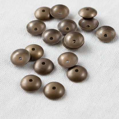 Classic Bead Caps 7mm: Antiqued Natural Brass Vintaj 20-Pack Findings
