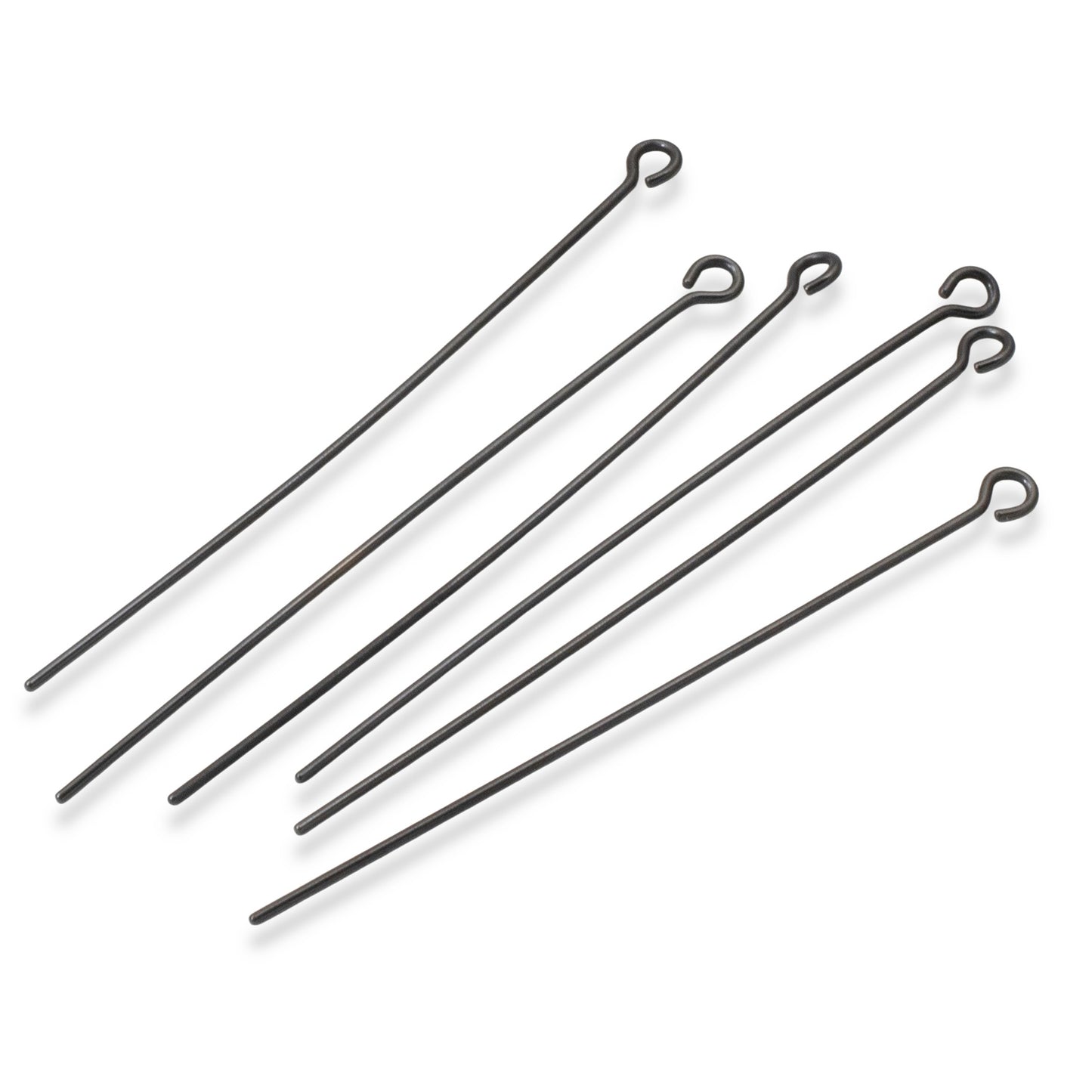 Black Niobium Eye Pins 20G 1.75" Hypoallergenic USA Made 20pk