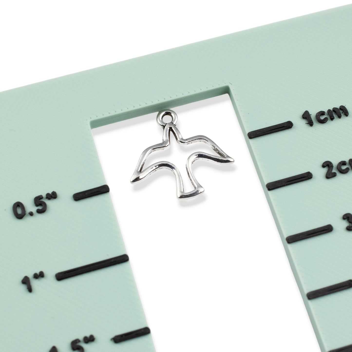 Silver Peace Dove Charms 20-Pack, Open Silhouette Spiritual Peace Jewelry Making