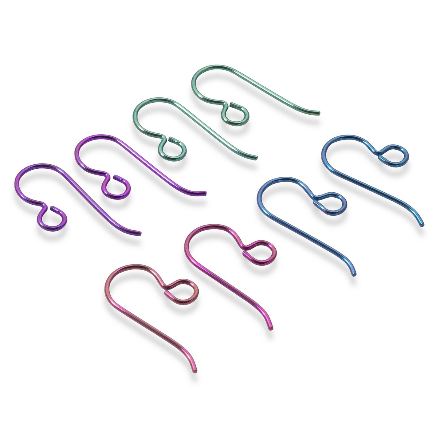 Niobium Colorful Ear Wire Variety Pack, Premium Earring Hooks, Hypoallergenic for Sensitive Ears
