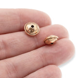 4 Copper Western Beads, 2mm Hole, Tierracast Spacer for Southwestern Jewelry