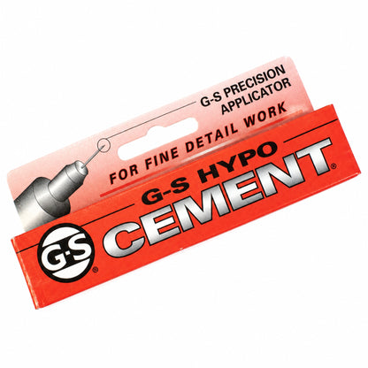 G-S HYPO CEMENT Jewelers Hobby Adhesive Crafting Glue 1/3 oz. Tube
