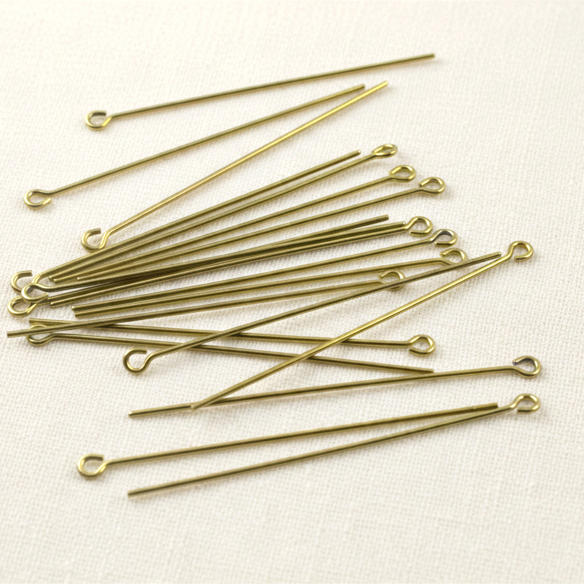 Yellow Niobium Eye Pins 21G 1.75" Hypoallergenic USA Made 20pk