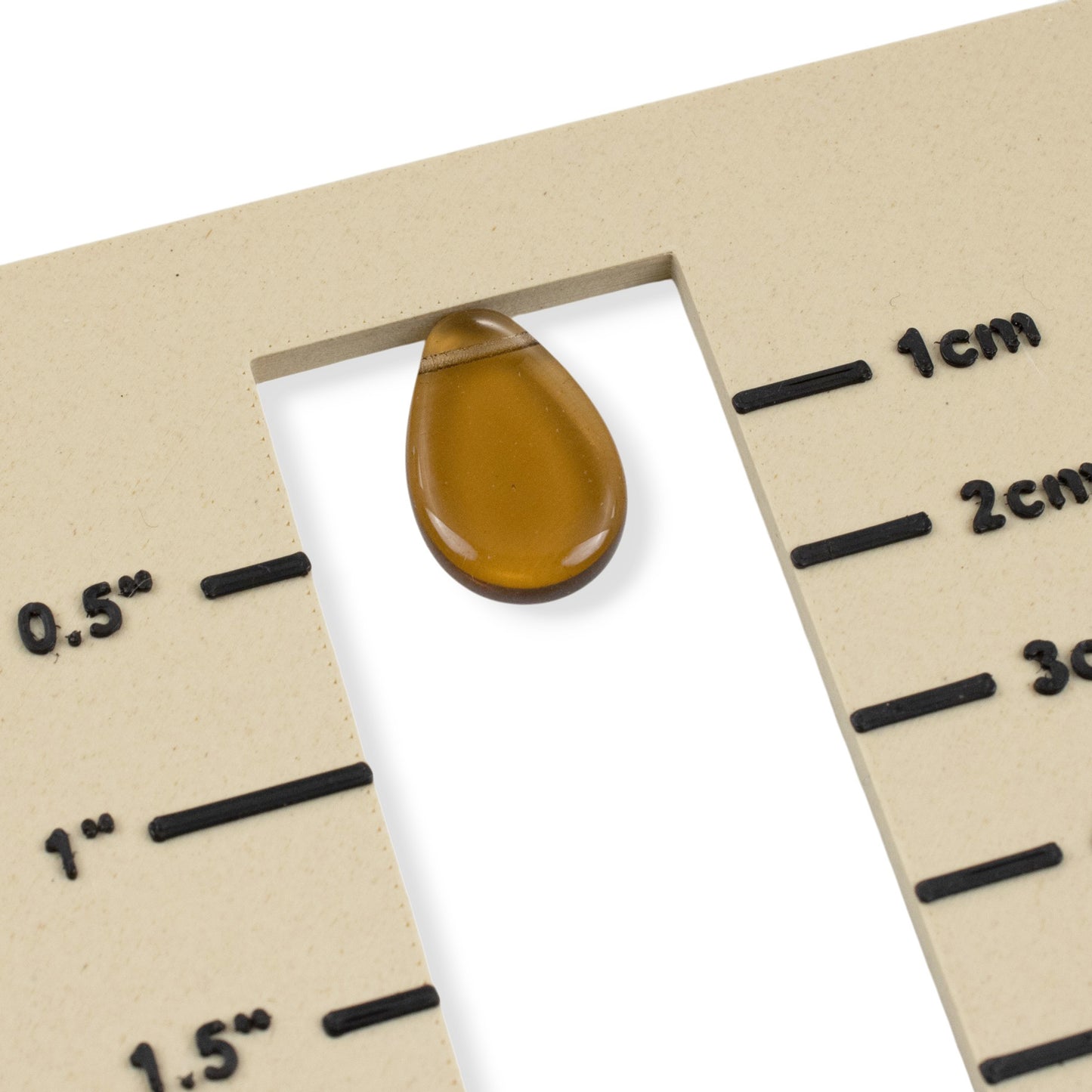 12 Smoke Topaz Czech Glass Teardrop Beads: Tip Drilled 12x18mm Flat Pear Pendant Loose, Warm Neutral Autumn Jewelry Supply