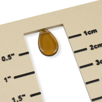 12 Smoke Topaz Czech Glass Teardrop Beads: Tip Drilled 12x18mm Flat Pear Pendant Loose, Warm Neutral Autumn Jewelry Supply