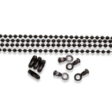 Make Your Own Ceiling Fan Pull Set - Black Ball Chain & Connectors - DIY Kit