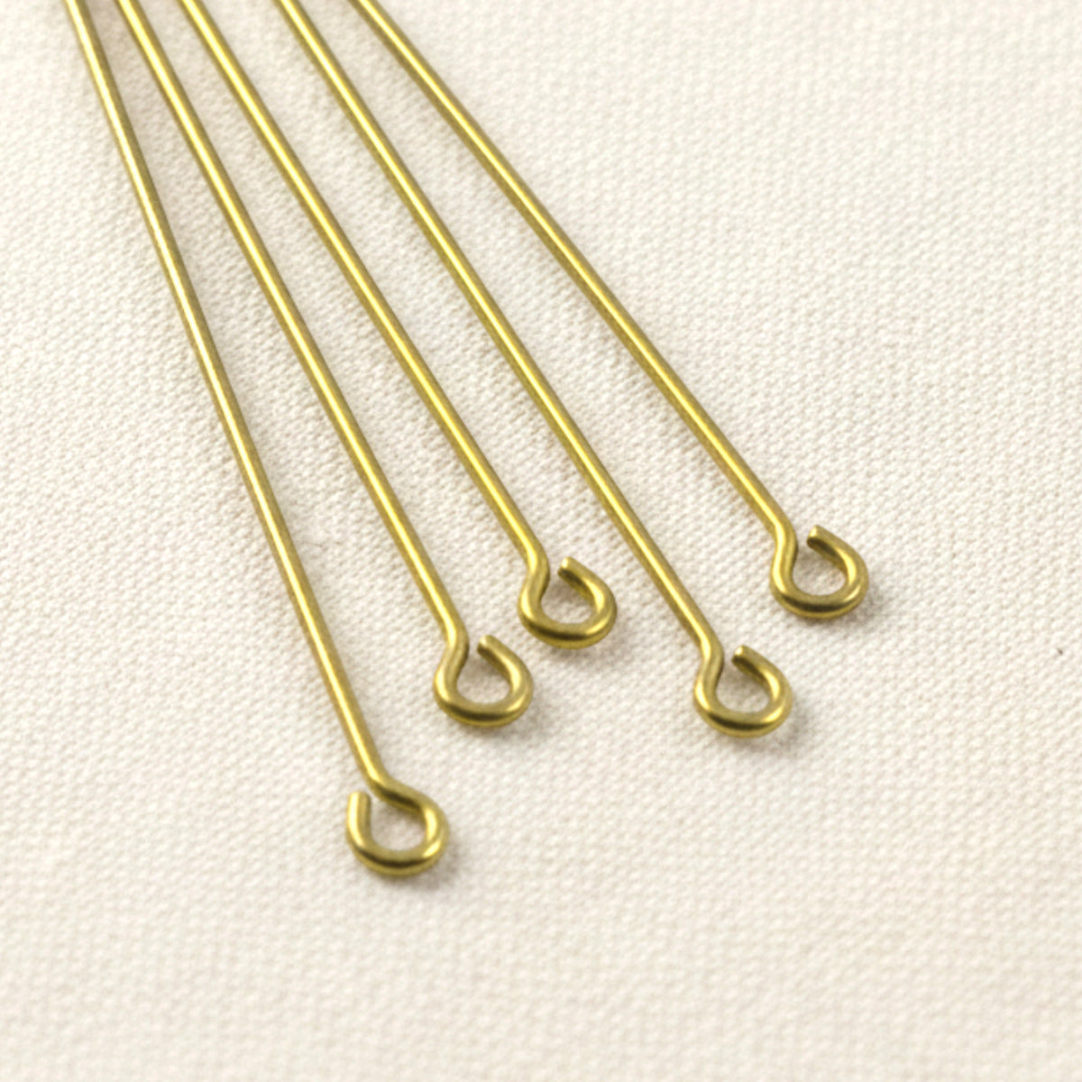 Yellow Niobium Eye Pins 21G 1.75" Hypoallergenic USA Made 20pk