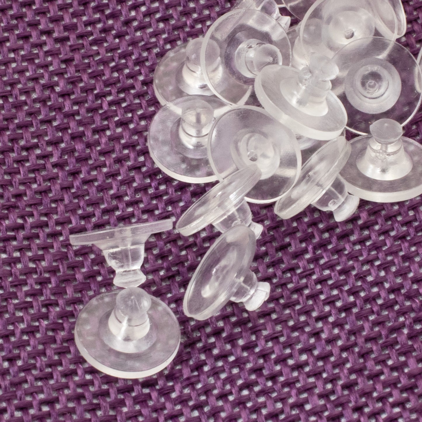 Silicone Earring Backs 20-Pack, Comfort Clutch Soft Support for Large Earrings