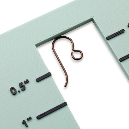 50-Pack Bronze Niobium Ear Wires, Professional Jewelry Supply, Hypoallergenic