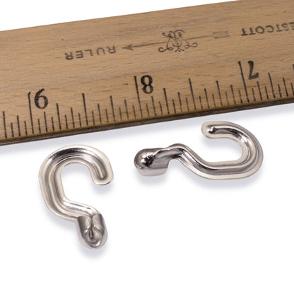 10 Multipurpose "A" Hooks - #6 Ball Chain - Easy Attachment - Craft Display Hook