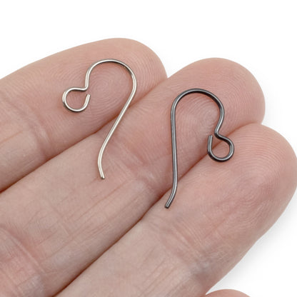 8-Pair Niobium Ear Wire Earthy Variety Pack, Hypoallergenic Earring Hooks
