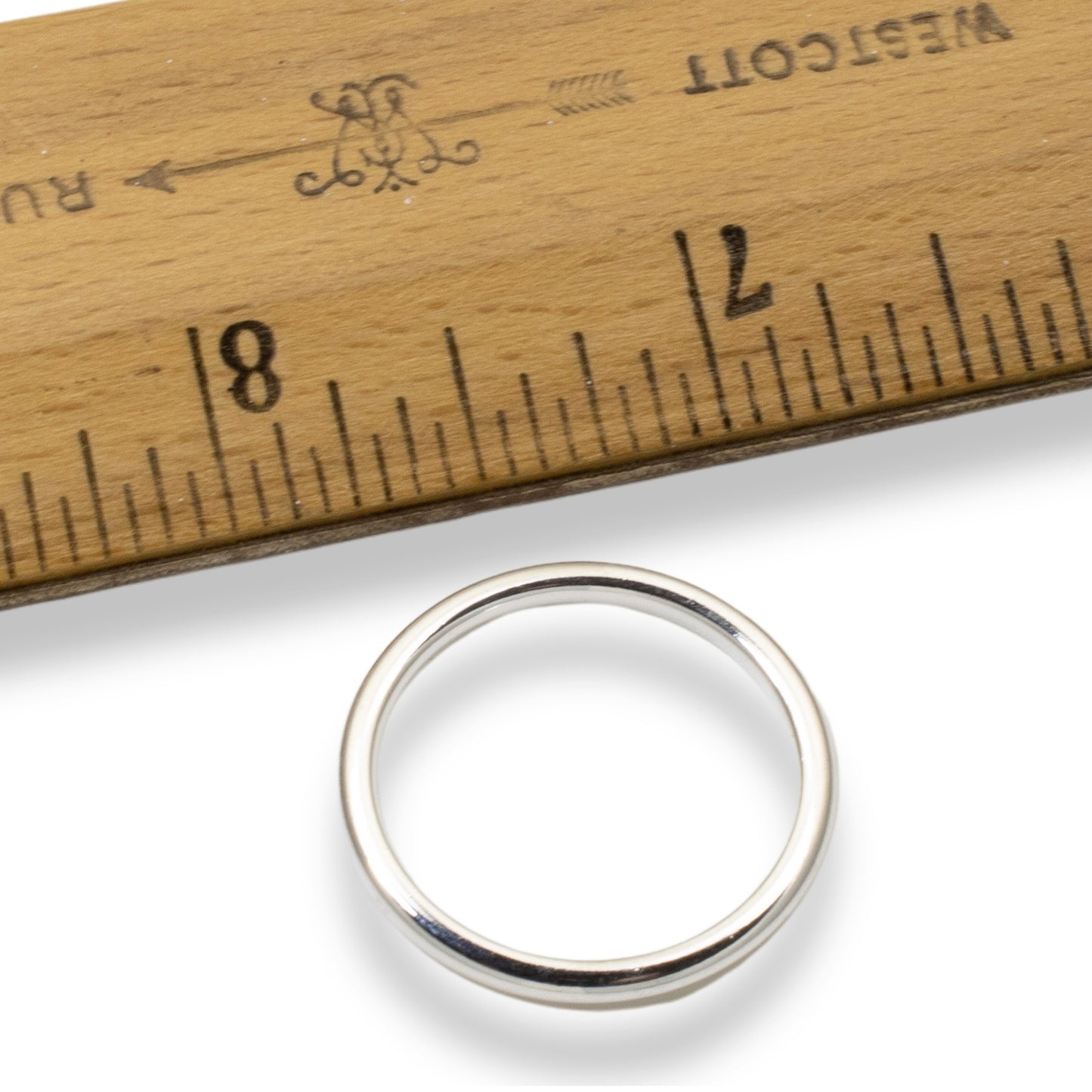 Open Frame Hoop Sterling Silver 25mm Charm Holders 2-Pack Nunn Design USA