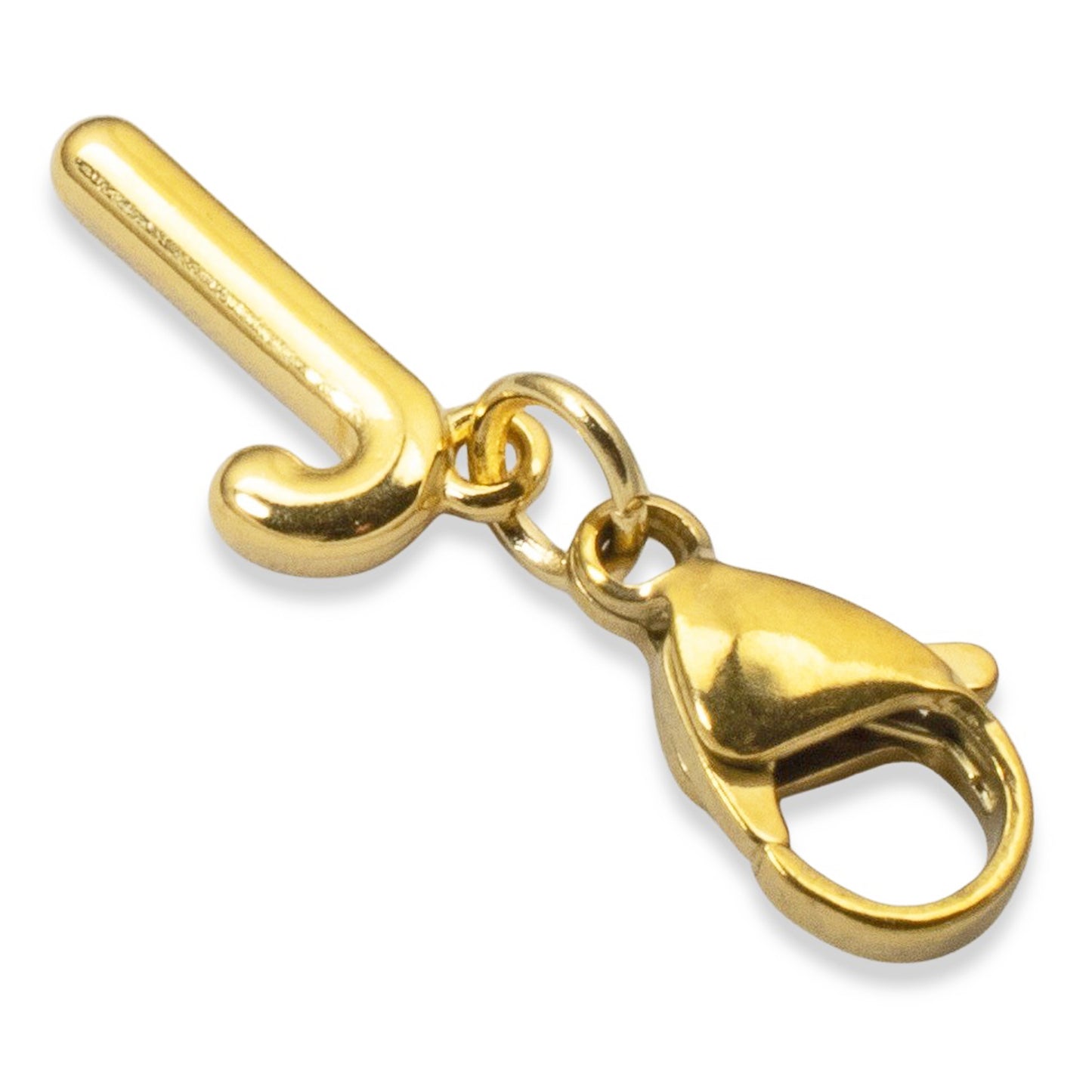 Gold Christmas Stocking Clip-On Charm, Holiday Bracelet Charm, Festive Accessory