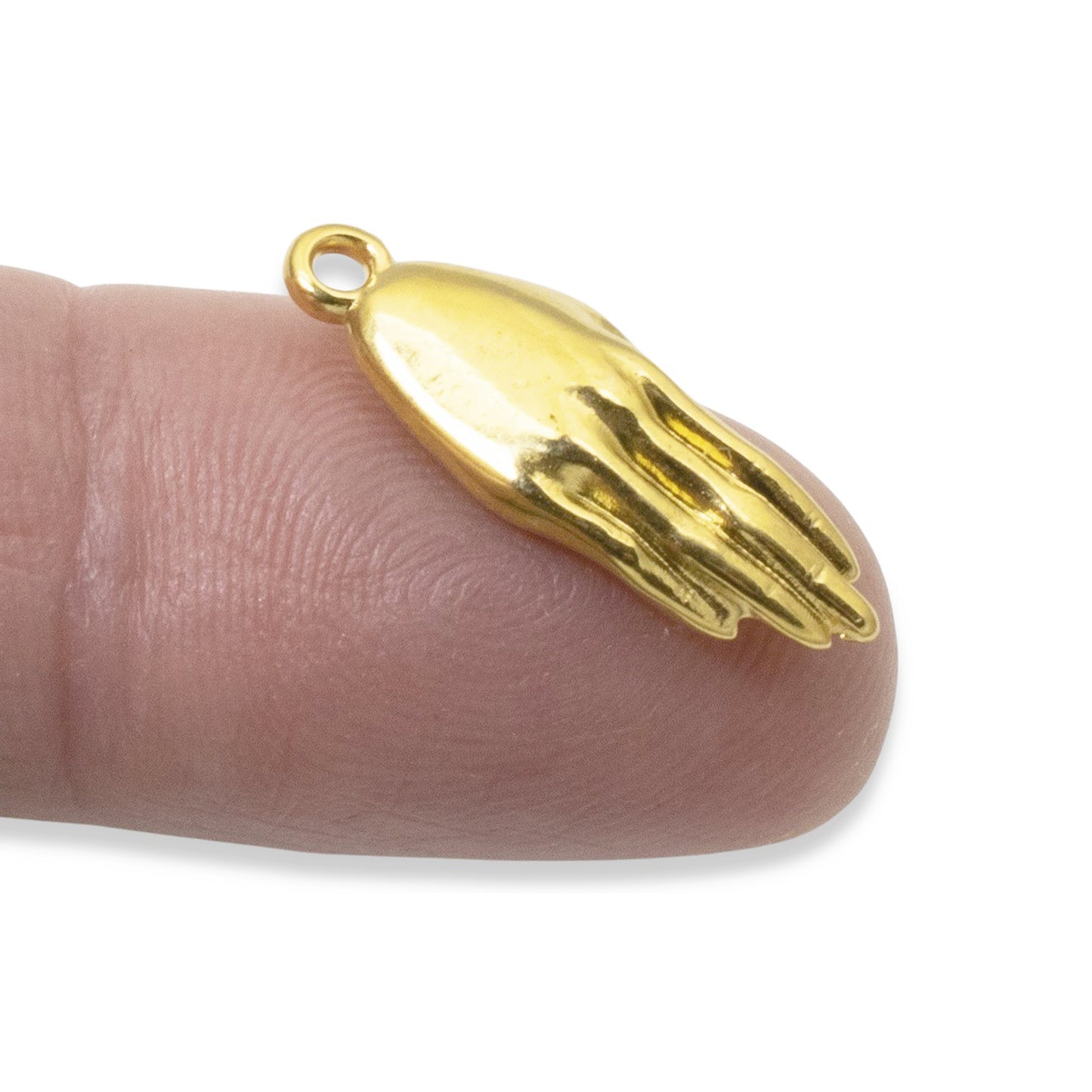 Evil Eye Hand Charms, 2-Pack 24k Gold Plated Protection Symbol, Spiritual DIY