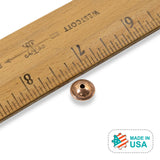 4 Copper Western Beads, 2mm Hole, Tierracast Spacer for Southwestern Jewelry