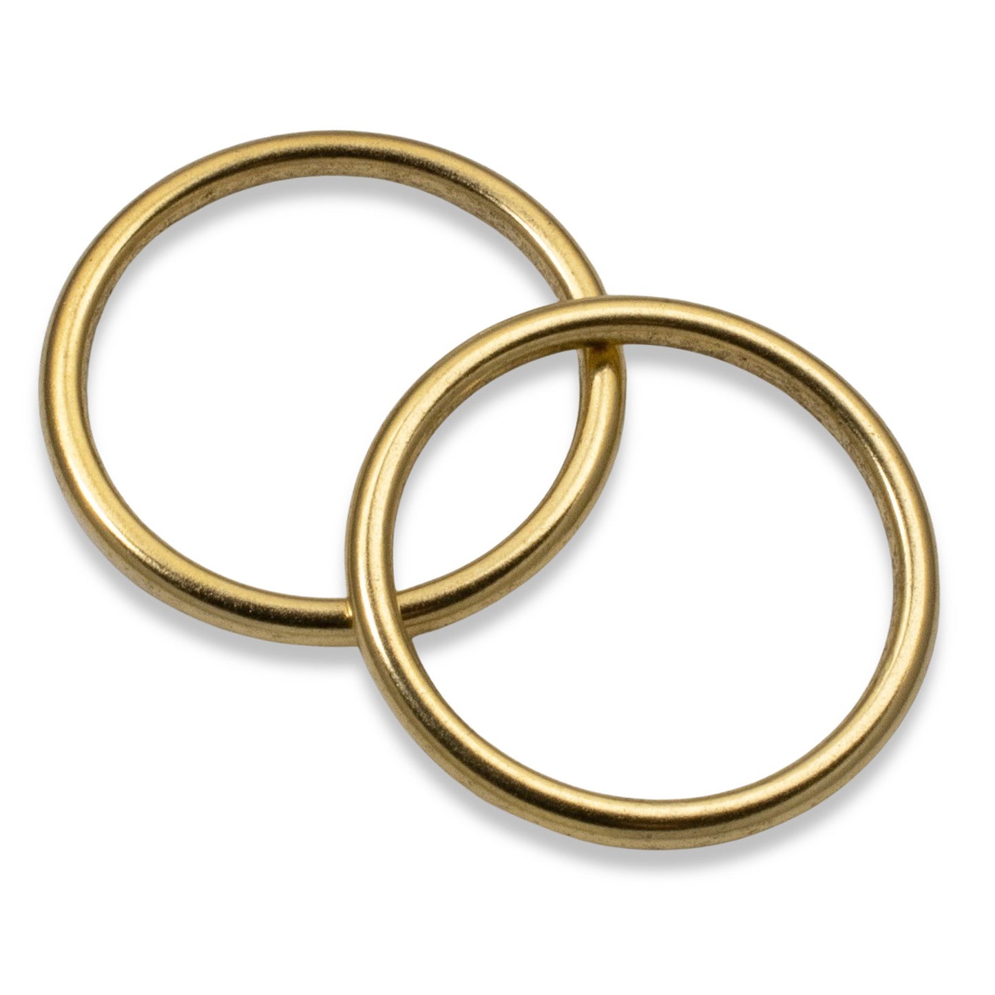 Open Frame Hoop 24k Gold Plated: 25mm Charm Holders 2-Pack Nunn Design USA