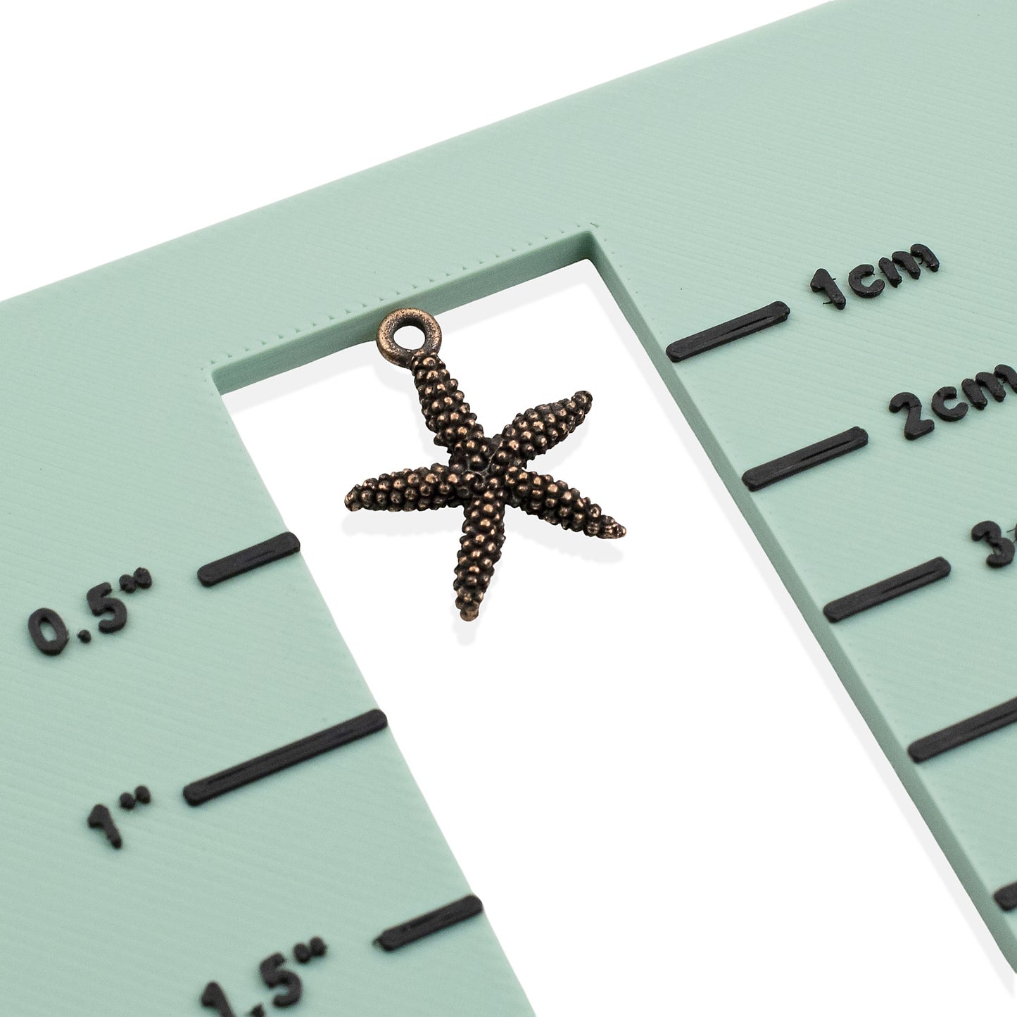 Starfish Charms: 2Pcs Antique Copper Plated Pewter 20mm Beach Ocean Coastal Nautical Jewelry