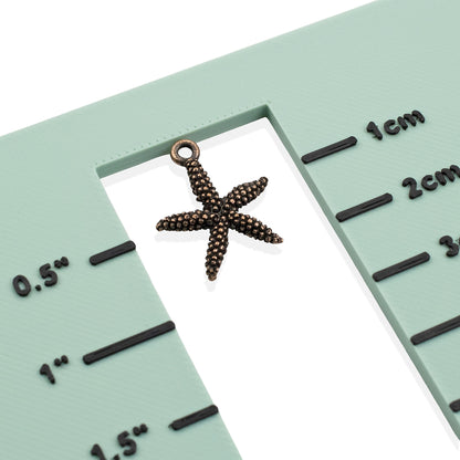 Starfish Charms: 2Pcs Antique Copper Plated Pewter 20mm Beach Ocean Coastal Nautical Jewelry