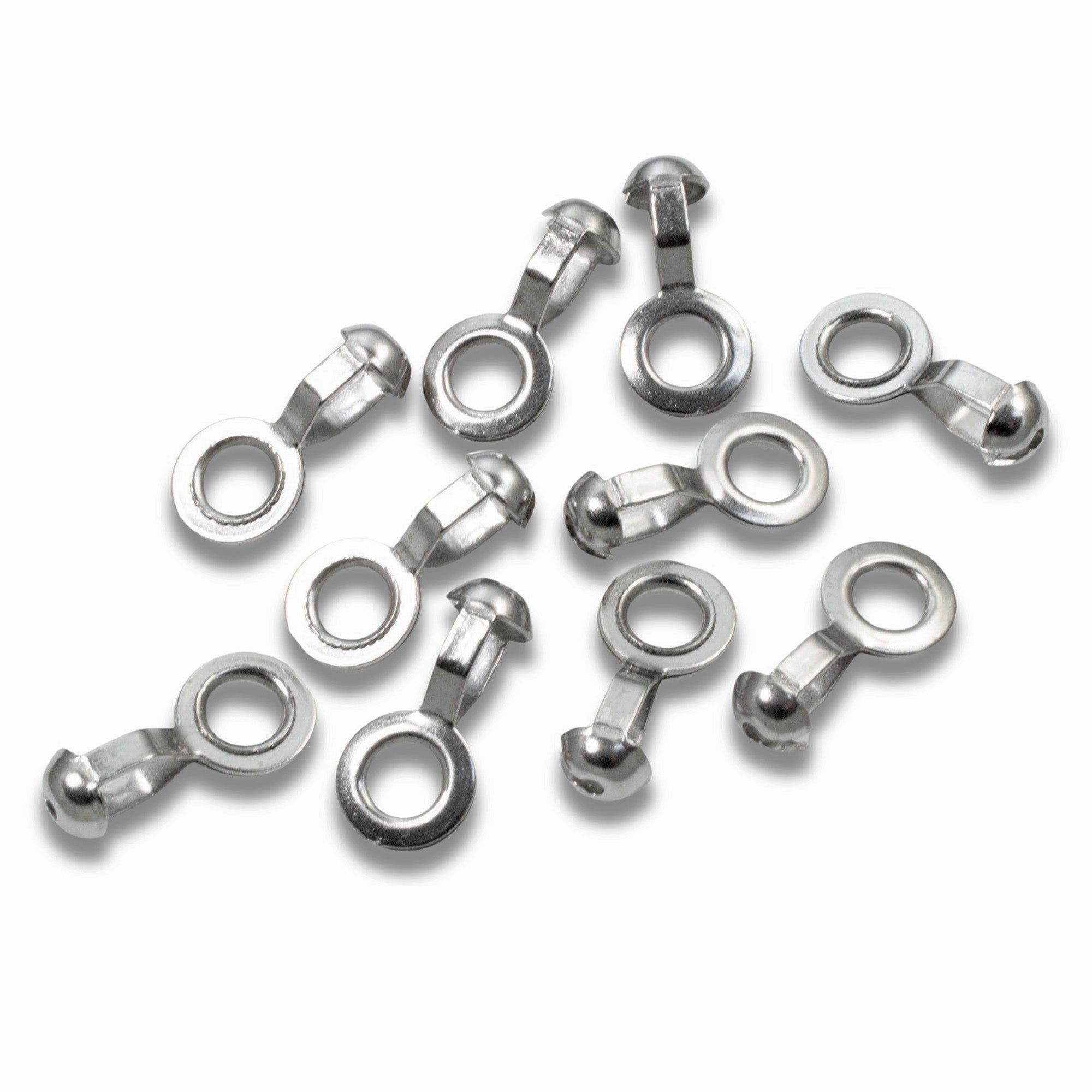 Chain Loop Fastener Stainless Steel Loop Connectors for #10 Ball Chain, Heavy Duty