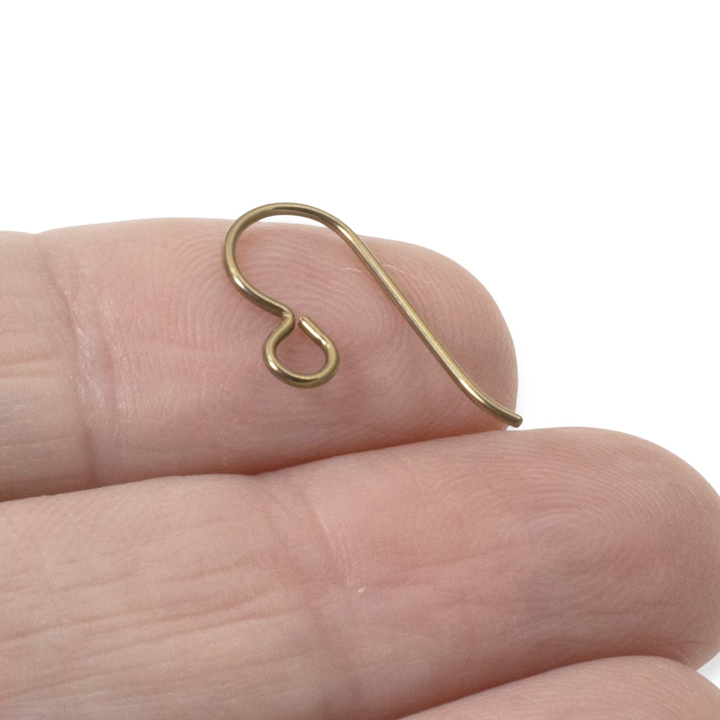 50 Pack Antique Brass Niobium Ear Wires, Professional Jewelry Supply, Hypoallergenic, USA Made