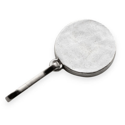 Tree of Life Zipper Charm, Pewter Bag Accessory, Keychain Clip, Purse Decoration