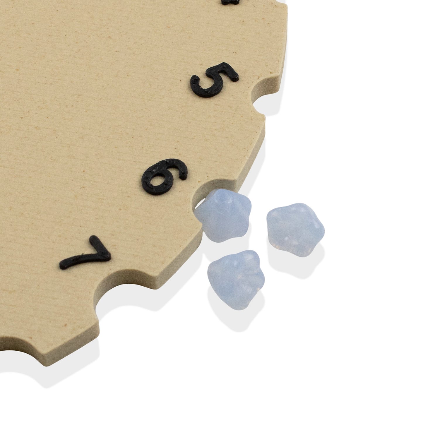 Sky Blue Opal Mini Bell Flower Beads: Czech Glass 4x6mm 50-Pack for DIY Jewelry