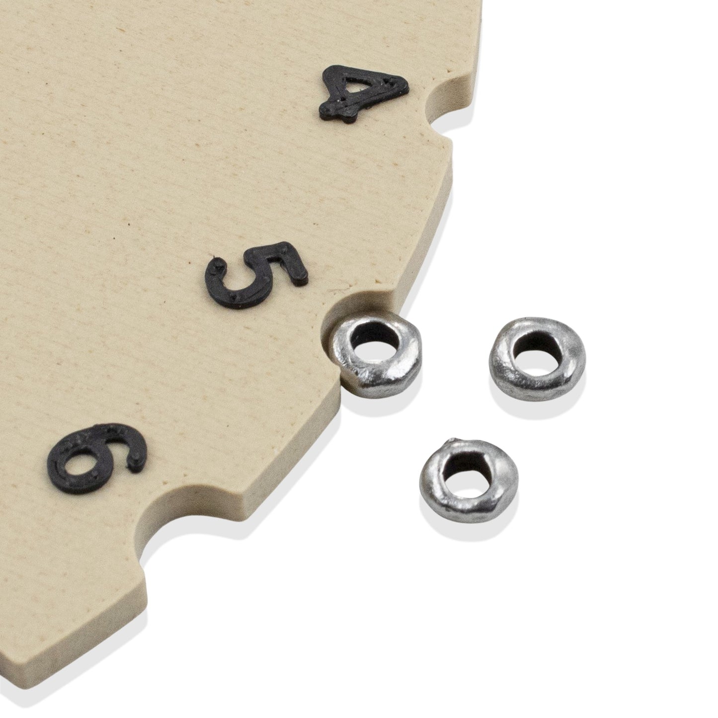 Antique Pewter 5mm Nugget Spacer Beads: 2mm Hole for Leather Crafting 20-Pack