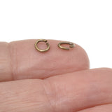 200/Pkg Antique Brass Medium Oval Jump Rings, TierraCast 5x6mm