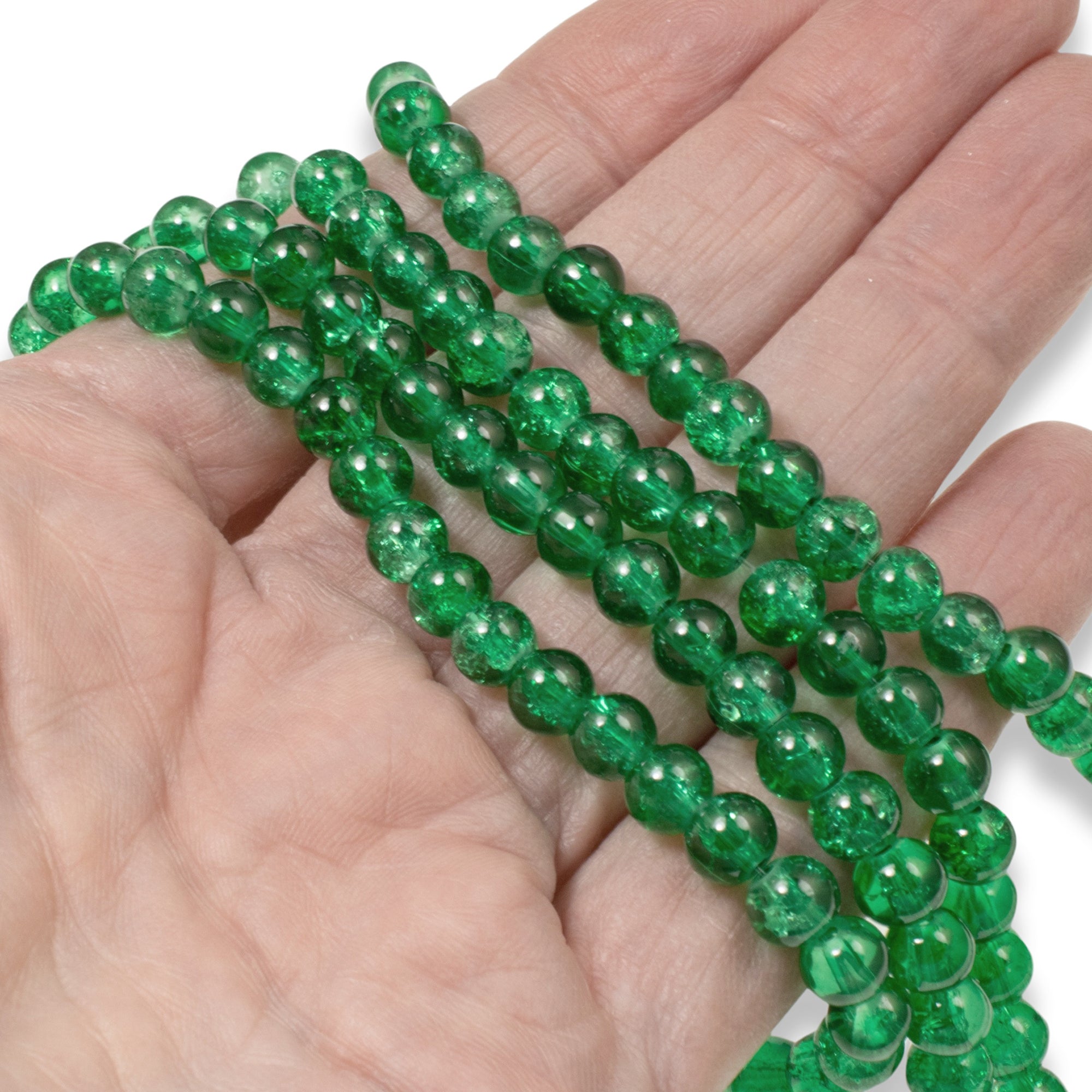 Porcelain Beads Glass Beads For Bracelet Jewelry Making, Irish Green Beads  Bulk, Ceramic Splash Glass Beads, Gift For Beader, 230 pcs