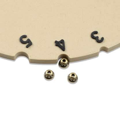 Hackberry Creek antique brass beaded bead caps with rustic oxidized finish for jewelry making