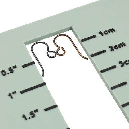 Hackberry Creek 8-pair niobium ear wires in black and bronze, hypoallergenic earring hooks