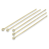 2" Brass Eye Pins, 22 Gauge TierraCast Findings 50/Pkg