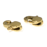 Small Oval Gold Plated Stainless Steel Lobster Claw Clasps 4x9mm 5/Pkg