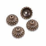 4/Pkg Copper Acorn Bead Caps for 8mm -10mm Beads, TierraCast Autumn Fall Beadcap