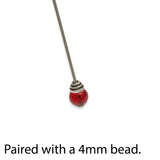 20/Pkg Silver 4mm Stepped Bead Caps, TierraCast Tiny Mini Bead Cap Findings