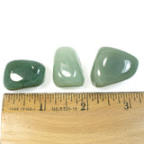 1 Pc Green Aventurine Tumbled Stone, Unique Undrilled Polished Nugget