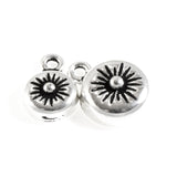1 Set Silver Starburst Magnetic Clasp, TierraCast Celestial Collection