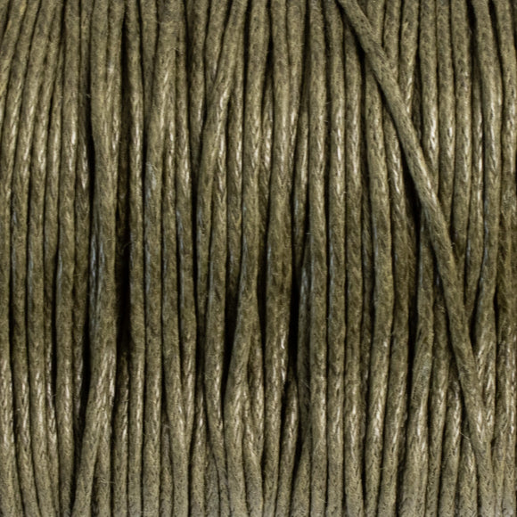Army Green 1mm Waxed Cotton Cord, 70M, Macrame, Beading String for DIY Jewelry and Crafts