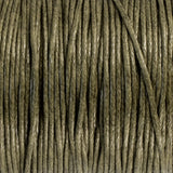 Army Green 1mm Waxed Cotton Cord, 70M, Macrame, Beading String