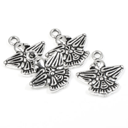 4 Thunderbird Charms - TierraCast Pewter - Transformative Spiritual DIY Jewelry