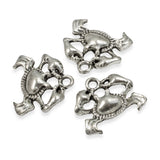 15 Silver Crab Charms, Detailed Nautical Pendants for DIY Jewelry, Perfect for Beach-Themed Accessories